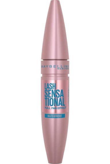 Maybelline Mask, Lash Sensational Waterproof Mascara, Volumizing and Thickening Mascara, Maybelline New York, Lengthening Flake Free Formula, Colour: Black view 1