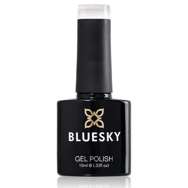 Bluesky Gel Nail Polish, Diamond White Cs61, Bright, Porcelain,White Long Lasting, Chip Resistant, 10 ml (Requires Drying Under UV LED Lamp) view 3