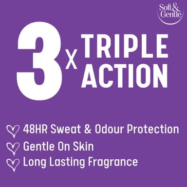 Soft & Gentle Fresh Blossom Antiperspirant Deodorant Spray 150ml x 6 view 2