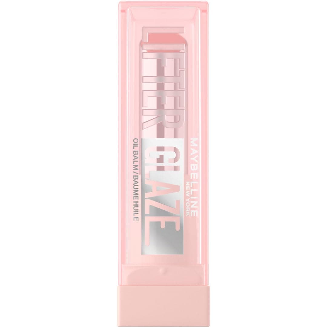 Maybelline New York Lifter Glaze Lip Oil Balm, Up to 24HR Hydration, Plumping for Fuller Lips, Hyaluronic Acid & Acerola Cherry Extract for Ultra-Comfortable Shine, Shade: Caramel Glow