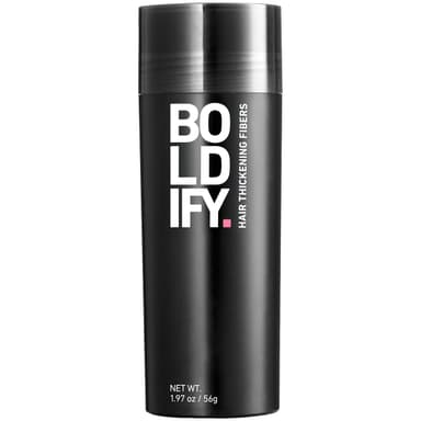 BOLDIFY Hair Fibres (56g) - Fill In Thinning and Fine Hair for an Instantly Fuller, Thicker Look - 14 Shades for Women and Men - Medium Brown view 1
