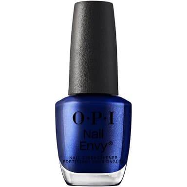 OPI Nail Envy Nail Polish, Strong Nail Strengthener Treatment For Strong Nails, Vegan Nail Repair and Strenght for Damaged Nails, Blue Nail Polish, All Night 15ml view 1