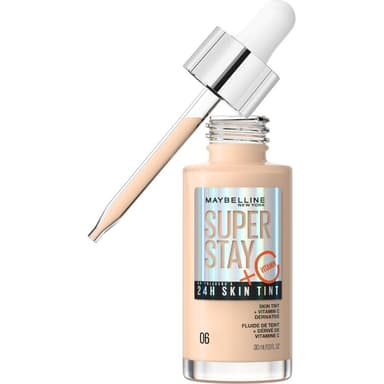 Maybelline Super Stay Skin Tint Foundation, With Vitamin C*, Foundation and Skincare, Long-Lasting up to 24H, Vegan Formula, Shade 06 view 1