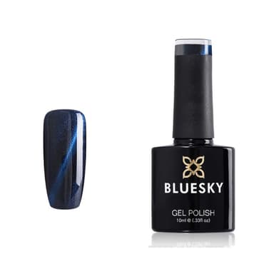 BLUESKY Gel Nail Polish, Cat Eye Coat, Blue, KA548, 10ml Gel Polish (Requires curing under UV/LED Lamp and a Dark Base to obtain effect pictured) view 4