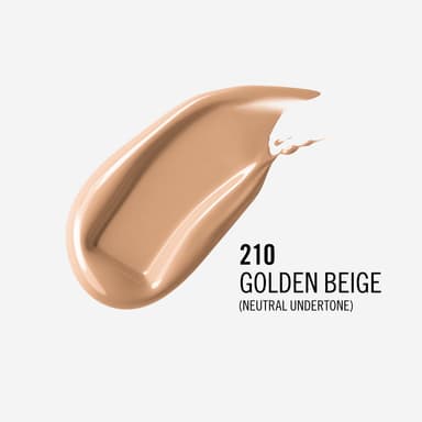 Rimmel Lasting Finish 35Hr Foundation 210 Golden Beige, Full Coverage, Hydrating, SPF20, Hyaluronic Acid, Vitamin E, 2% Niacinamide, All Day Wear, Vegan, Cruelty Free view 3