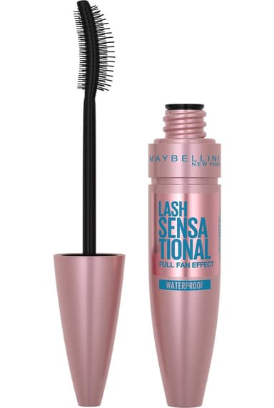 Maybelline Mask, Lash Sensational Waterproof Mascara, Volumizing and Thickening Mascara, Maybelline New York, Lengthening Flake Free Formula, Colour: Black view 2