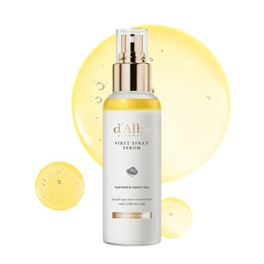d'alba Italian White Truffle First Spray Serum, Vegan Skincare, Hydrating Facial Mist for Dry and Sensitive Skin, Glow Mist, Surfactant Free, Multifunctional Spray view 1