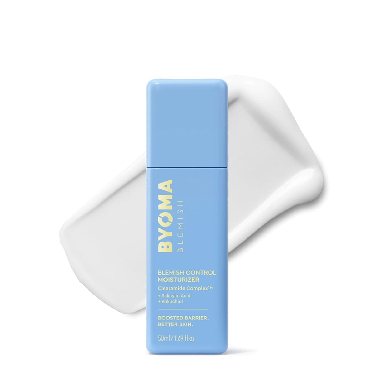 BYOMA Blemish Control Moisturiser (50ml) Ultra Lightweight and Oil Free for Acne-Prone Skin, with Salicylic Acid to Help Clear Breakouts and Reduce Post-Blemish Marks for Smoother, Healthier Skin