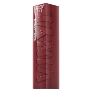 Maybelline New York Super Stay Vinyl Ink Liquid Lip Colour, 16HR Long-Lasting, Ultra-Pigmented, Smudge & Transfer-Proof, High Shine Finish, Vegan Formula for Comfortable Wear, Shade: 40 Witty view 1