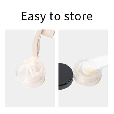 10 Pcs sample pots,10ml with lids cosmetic pot, mini cream empty containers,clear small with makeup lip balm jars,for travel face cream, samples, cosmetics empty pot view 3