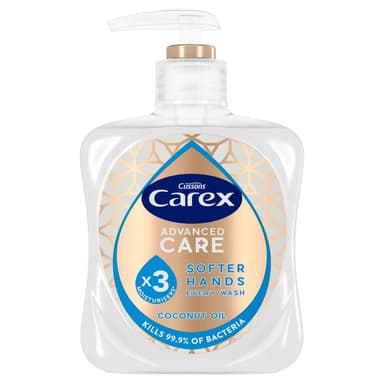 Carex Advanced Care Moisturising Antibacterial Hand Wash, 3x More Moisturisers, Clean & Protect Hands, Bulk Buy, Pack of 6 x 250ml view 2