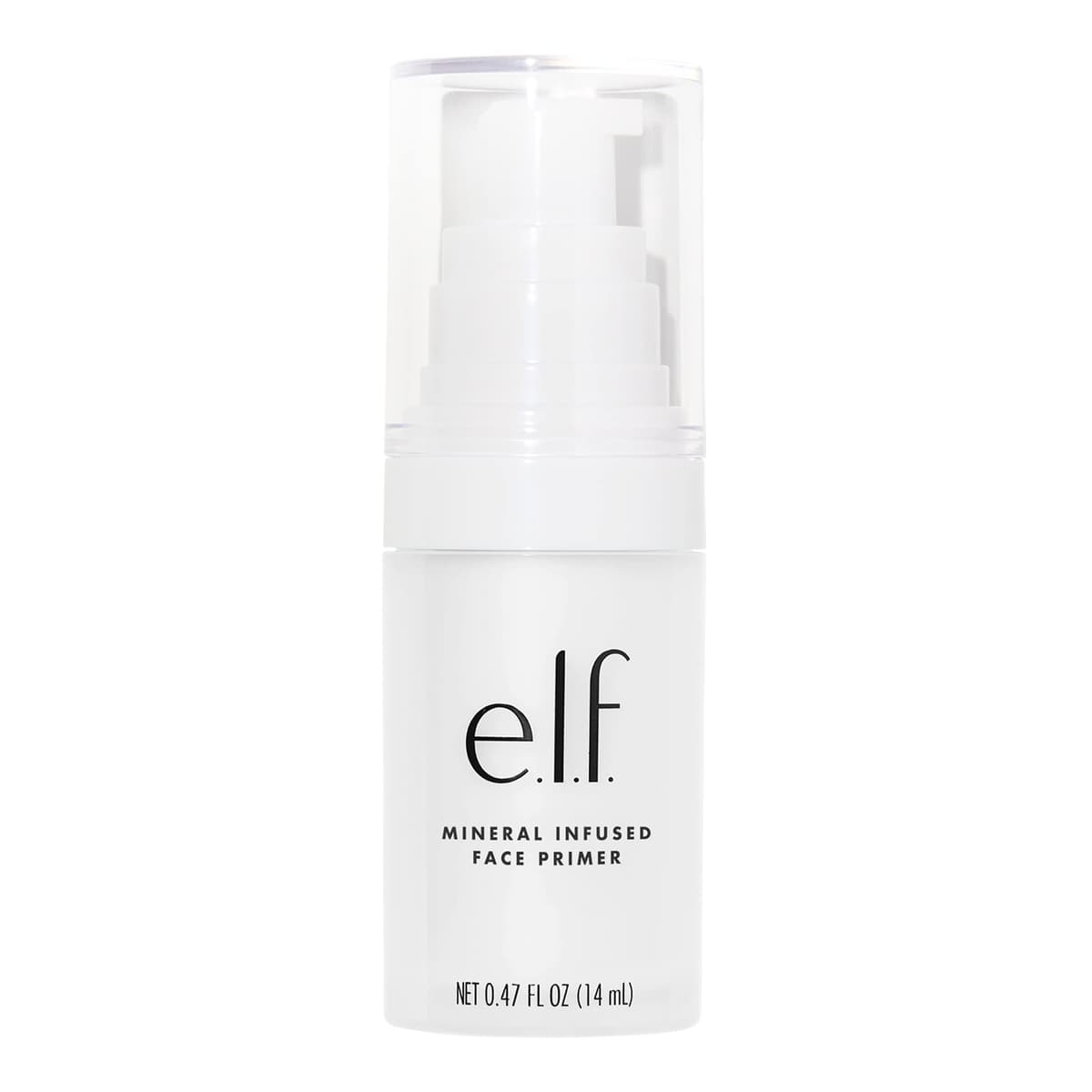 e.l.f., Mineral Infused Face Primer - Small, Weightless, Silky, Long Lasting, Creates a Smooth Base, Fills Fine Lines, Refines Complexion, Versatile, Ideal for All Skin Types, 0.47 Fl Oz