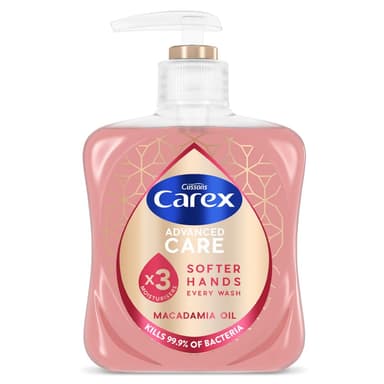 Carex Advanced Care Macadamia Oil Antibacterial Hand Wash, 3x More Moisturisers, Clean & Protect Hands, Bulk Buy, Pack of 6 x 250ml view 2