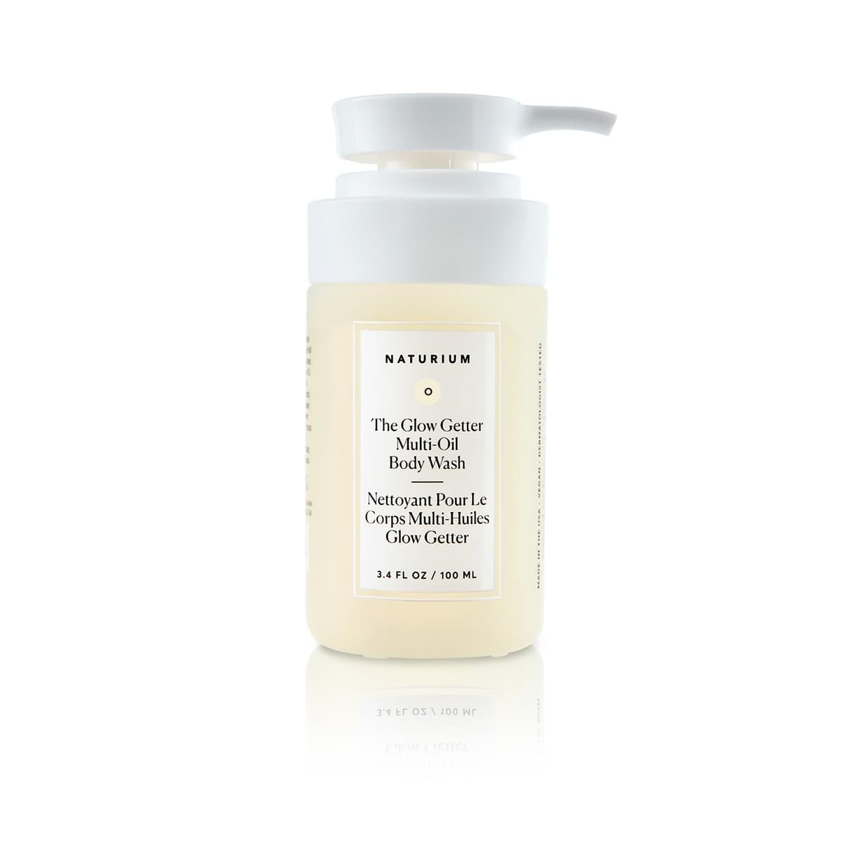 Naturium The Glow Getter Multi-Oil Hydrating Body Wash, Gentle Cleanser - Mini