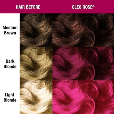 Manic Panic Cleo Rose Classic Creme, Vegan, Cruelty Free, Red Semi Permanent Hair Dye 2 x 118 ml view 4