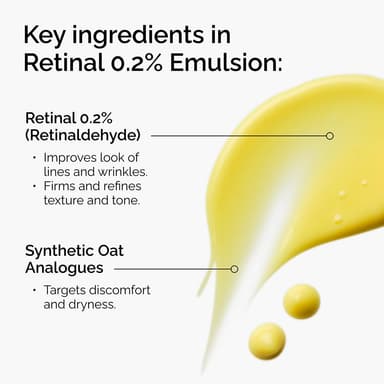 The Ordinary Retinal 0.2% Emulsion, High-Strength Retinoid Serum for Advanced Anti-Aging Support, 15ml view 2