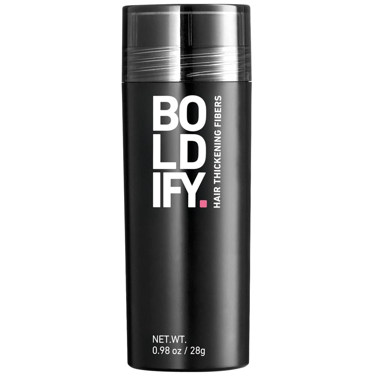 BOLDIFY Hair Fibres (28g) - Fill In Thinning and Fine Hair for an Instantly Fuller, Thicker Look - 14 Shades for Women and Men - Dark Grey