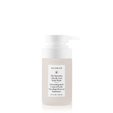 Naturium The Smoother Glycolic Acid Exfoliating Body Wash, Soft & Smoothing Cleanser - Mini view 1