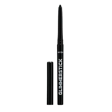 Avon Glimmerstick Eyeliner Blackest Black, Soft-Glide Formula, Bold and Intense Colour, Waterproof, Smudge-Proof Colour That Lasts All-Day, Cruelty Free view 1
