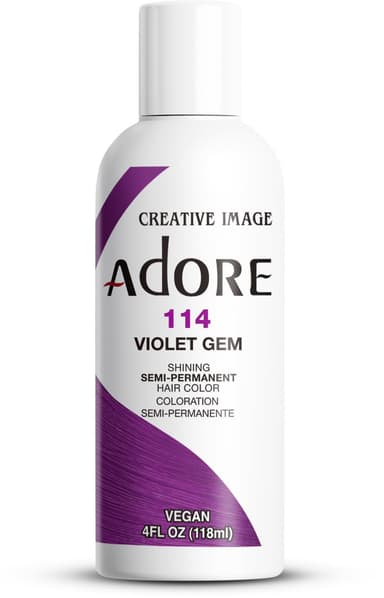 Adore Shining Semi Permanent Hair Colour, 114 Violet Gem view 1