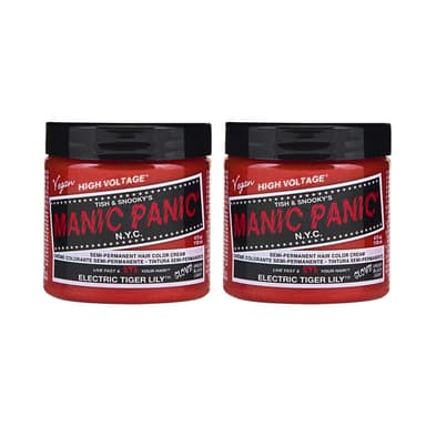 Manic Panic High Voltage® Classic Cream Formula Colour Hair Dye 118ml (Electric Tiger Lily™) - 2 PACK view 1