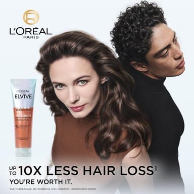 L'Oreal Paris Elvive Growth Booster Conditioner, Anti Hair Loss and Hair Thickening, with Aminexil, Nianimacide and Ginger Extract, Reduces Hair Loss, 150ml view 3
