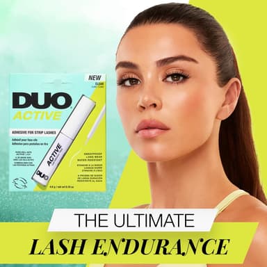 Duo Active Brush on Lash Glue, Striplash Adhesive, Rapid Dry, Dries Clear, False Eyelash Glue, 4.6 g, (Pack of 1) view 3