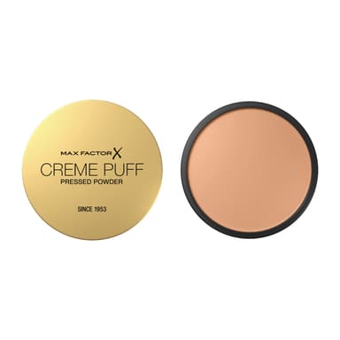 Max Factor Creme Puff Pressed Compact Powder, Glowing Formula for All Skin Types, 005 Translucent, 21 g view 2
