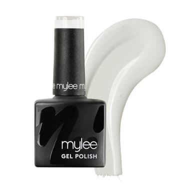 Mylee Gel Nail Polish 8ml [Break The Ice] - UV/LED Soak-Off Nail Art Manicure Pedicure for Professional, Salon & Home Use [White Range] - Long Lasting & Easy to Apply view 1