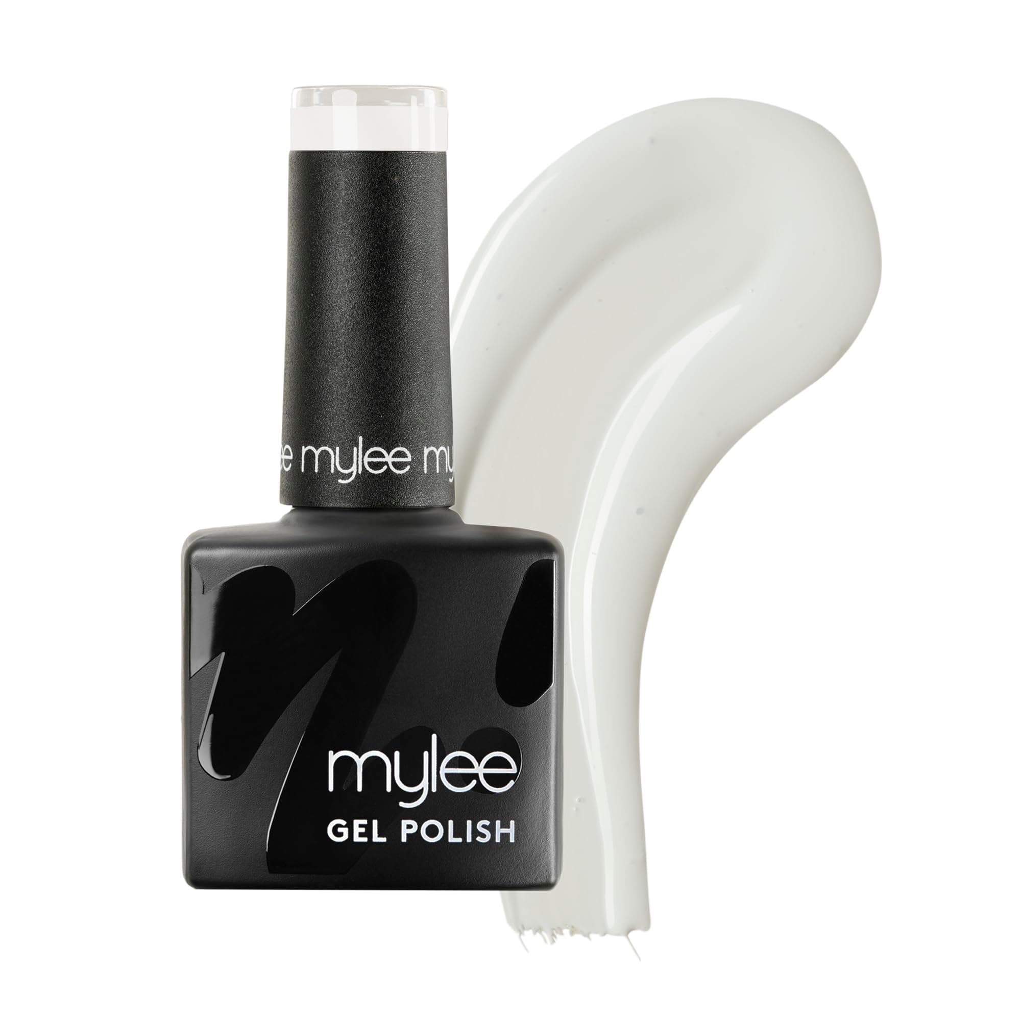 Mylee Gel Nail Polish 8ml [Break The Ice] - UV/LED Soak-Off Nail Art Manicure Pedicure for Professional, Salon & Home Use [White Range] - Long Lasting & Easy to Apply