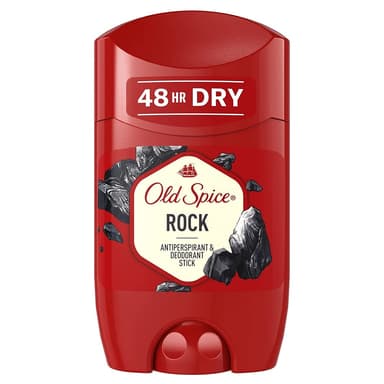 Old Spice Rock with Amber Antiperspirant and Deodorant Stick for Men, 50 ml view 1