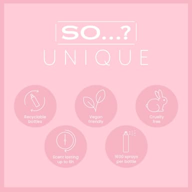 So…? Unique Womens Coral Daisy Body Mist Fragrance Spray 150ml view 4