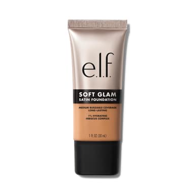 e.l.f. Soft Glam Foundation, Medium Coverage, Long-Lasting & Buildable Foundation For A Smooth, Satin Finish, Vegan & Cruelty-Free, 44 Tan Cool view 2
