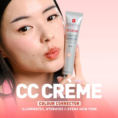 Erborian - CC Cream with Centella Asiatica - Color Correcting Cream with Healthy Glow Effect - Natural and Luminous Finish - Long-Lasting Hydration - Korean Cosmetic Care - Porcelain 15 ml view 2
