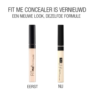 Maybelline Concealer, Fit Me! Full Coverage Concealer for Face, Oil Free, Delivers Even Complexion, Non-Comedogenic, Matte & Poreless Ultra Blendable, Shade: 03 Porcelain, 6.8 ml view 4