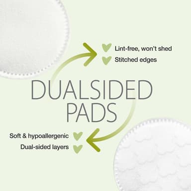 Simply Gentle Organic Cotton - Pack of 100 Pads (Pack of 3) view 2