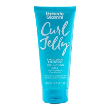 Umberto Giannini Bergamot & Sandalwood Fragrance Edition Curl Jelly 200ml, Lightweight Gel for Natural, Long-Lasting Definition, For Waves, Curls & Coils view 1