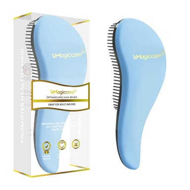 Detangling Brush - glide the Detangler Brush through Tangled hair - Best Comb for Women, Girls, Men & Boys - Use in Wet and Dry Hair (SkyBlue) view 1