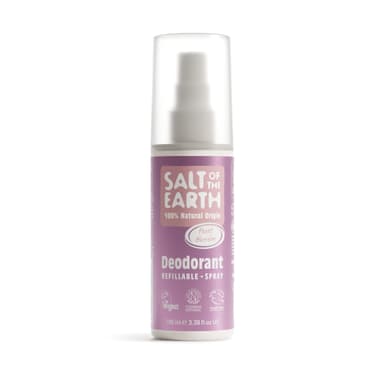 Salt of the Earth - Refillable Natural Deodorant Spray - 100% Natural Origin Ingredients - Peony Blossom - Suitable For Women, Men & Kids - Vegan - Smart Refillable Format - 100ml view 1