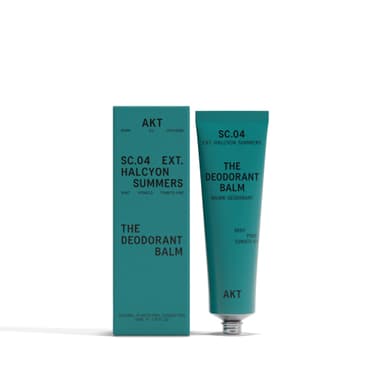 AKT Deodorant Balm 1.7 Fl Oz, Natural Deodorant for Men and Women, Award-Winning, Multi-use, Cream Deo Without Aluminum, Sc.04 Halcyon Summers, Plastic Free, All Genders view 1