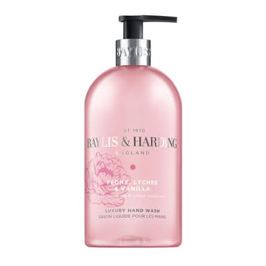 Baylis & Harding Signature Peony, Lychee, Vanilla Hand Wash 500ml (Pack of 3) - Vegan Friendly view 2