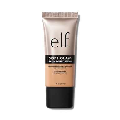 e.l.f. Soft Glam Foundation, Medium Coverage, Long-Lasting & Buildable Foundation For A Smooth, Satin Finish, Vegan & Cruelty-Free, 31 Medium Neutral view 2