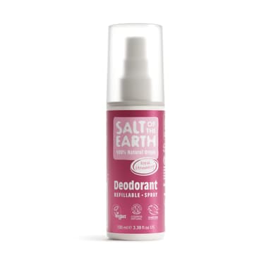 Salt of the Earth - Refillable Natural Deodorant Spray - 100% Natural Origin Ingredients - Fresh Strawberry - Suitable For Women, Men & Kids - Vegan - Smart Refillable Format - 100ml view 1