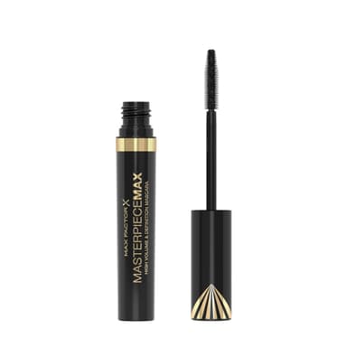 Max Factor Masterpiece Black Black Mascara Defining and Volumising Liquid Eye Cosmetic Brush X1 X1 Max Standard Female Eyelash 1 Mu view 1