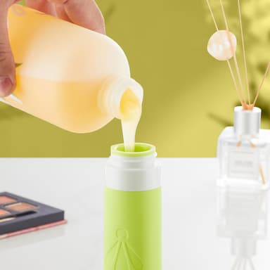 INSFIT Travel Bottles for Toiletries, CAA Approved 90ml Travel Size Toiletries, BPA Free Leak Proof Silicone Containers, Holiday Essentials for Women Travel Essentials for Shampoo with Toiletry Bag view 3