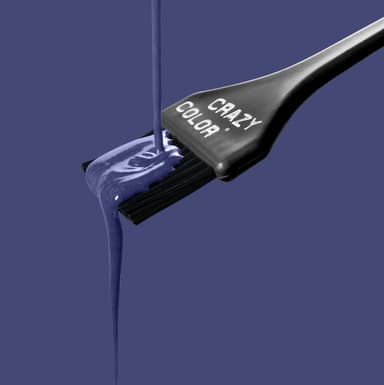Crazy Color Metallic Sapphire Semi-Permanent Hair Dye. Highly Pigmented Deep Blue Conditioning & Oil Nourishing Vegan Formula | No Bleach or Ammonia | 100ml view 3