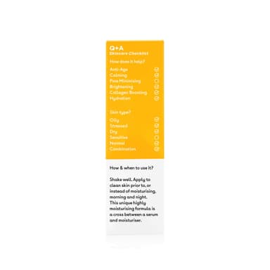 Q+A Vitamin C Brightening Face Serum (30ml), Vitamin C Serum for Face with Hyaluronic Acid, Hydrating and Anti-Ageing, Fragrance Free Skincare, Brightens Skin and Evens Out Skin Tone view 2