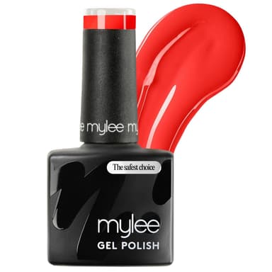 Mylee Gel Nail Polish 8ml [Magic Toadstool] - UV/LED Soak-Off Nail Art Manicure Pedicure for Professional, Salon & Home Use [Coral Range] - Long Lasting & Easy to Apply view 1