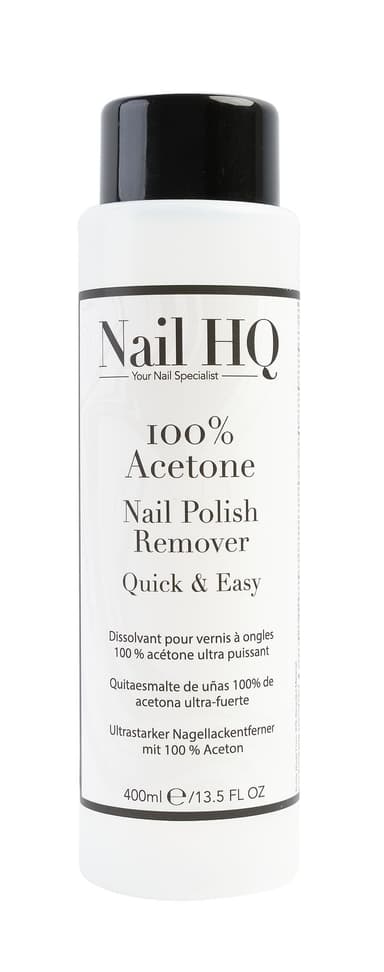 Nail HQ 100% Acetone Nail Polish Remover - 400ml - Express & Easy view 1