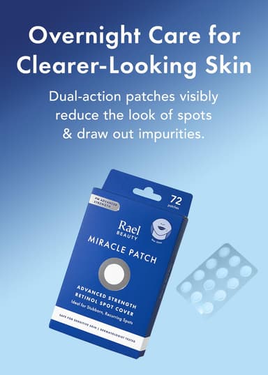 Rael Pimple Patches, Miracle Retinol Spot Cover - Korean Skincare, Hydrocolloid, Acne Spot Treatment Patch, Face Stickers, PM Advanced Treatment, Vegan & Cruelty Free (72 count) view 2